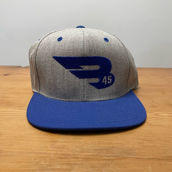 B45 Baseball snapback with green underbill - Picture 1 of 2